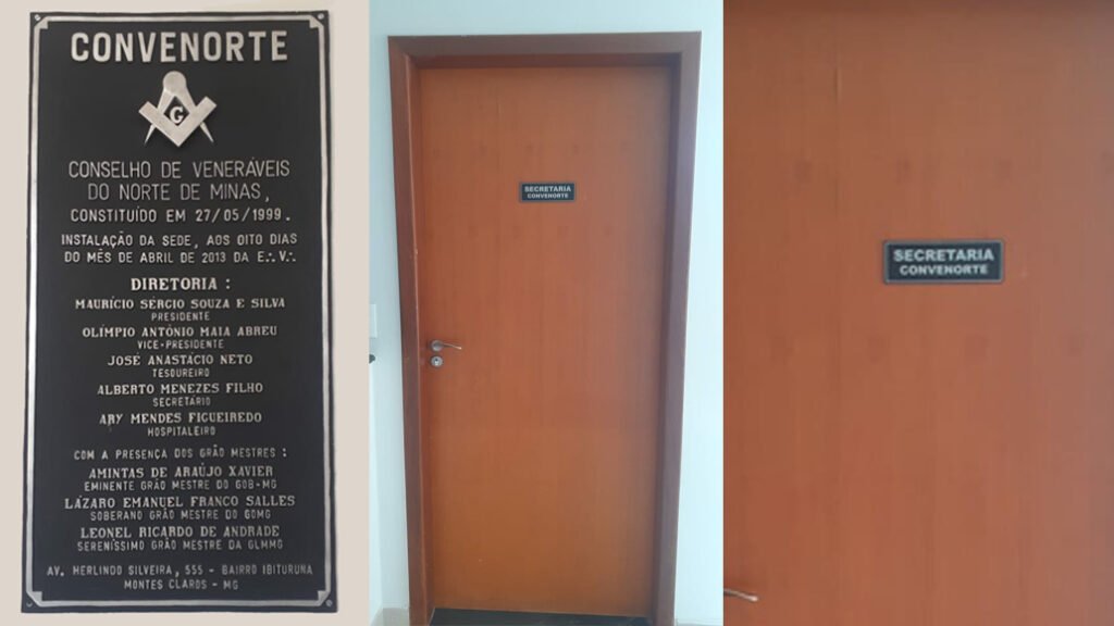 Convenorte - placa e portas