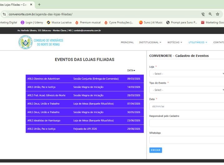 No momento, você está visualizando CONVENORTE disponibiliza Calendário de Eventos das Lojas Filiadas